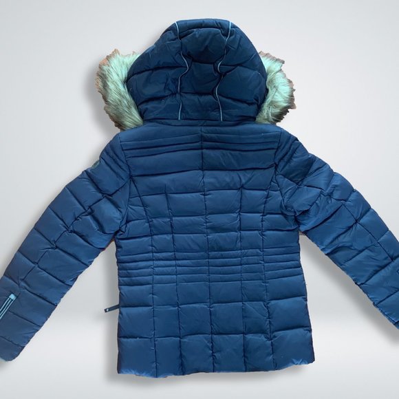 S. Oliver Navy Puffer Jacket - Picture 3 of 3